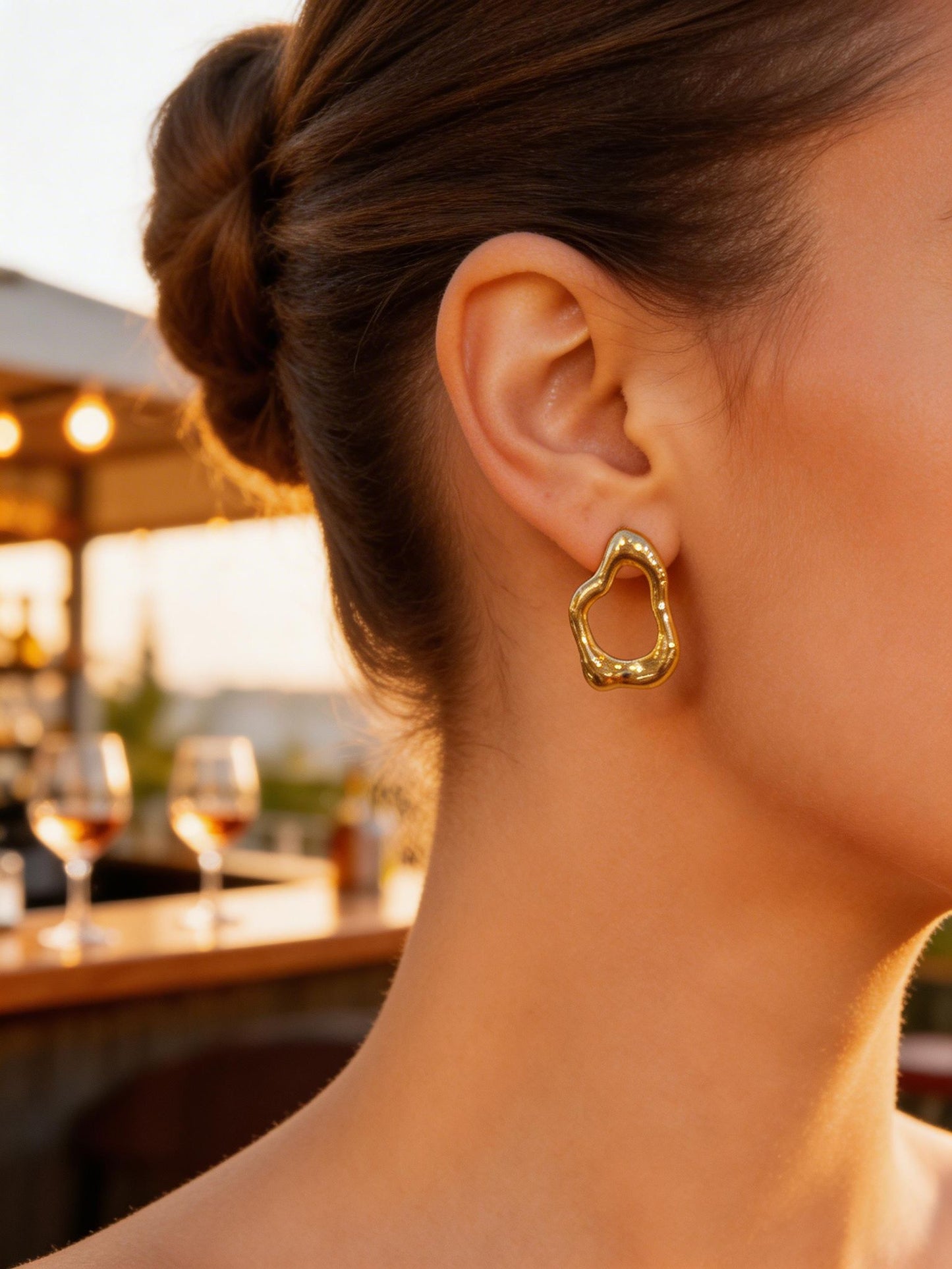 Earrings Gold plated