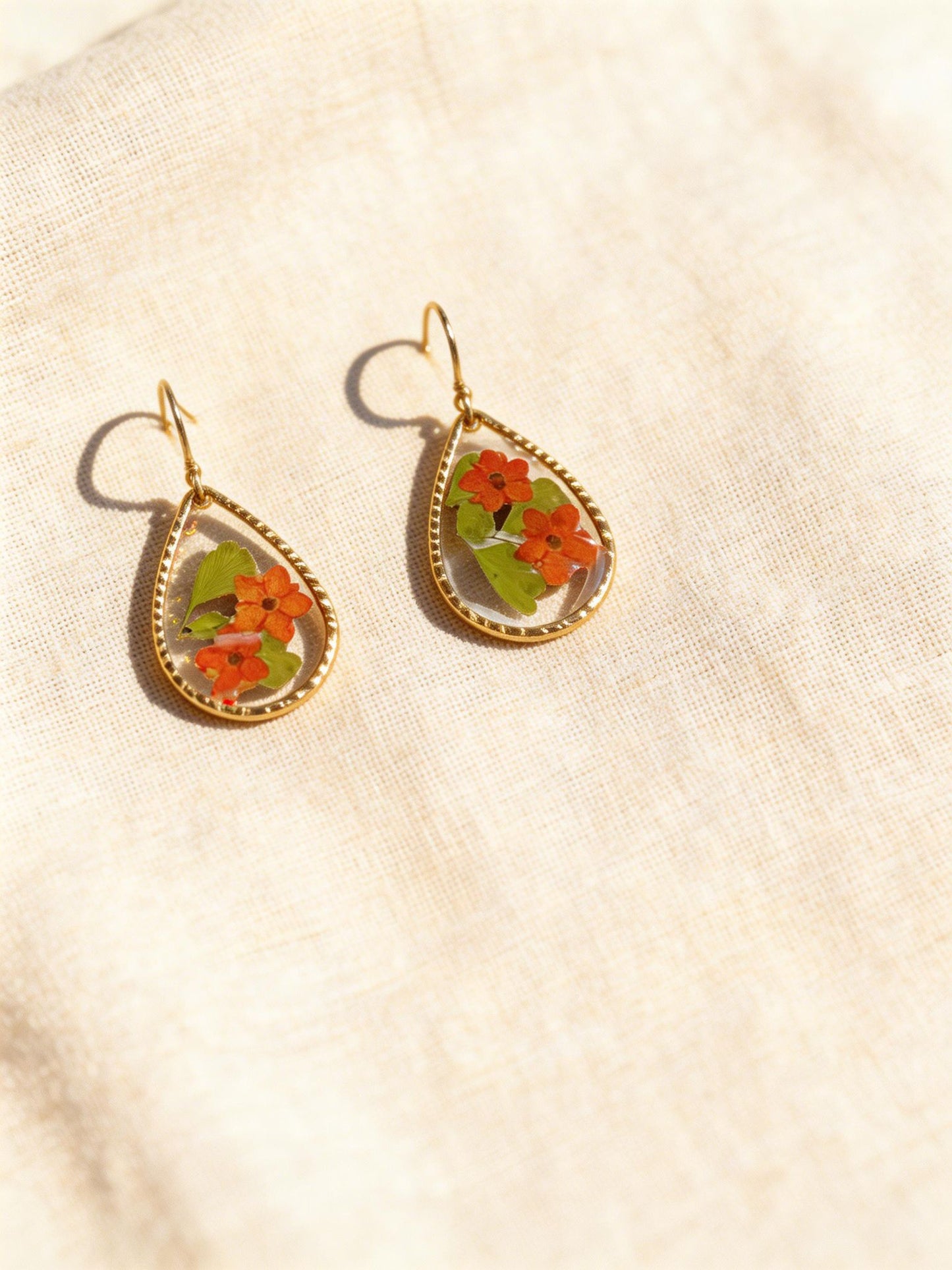 flowers earring drop