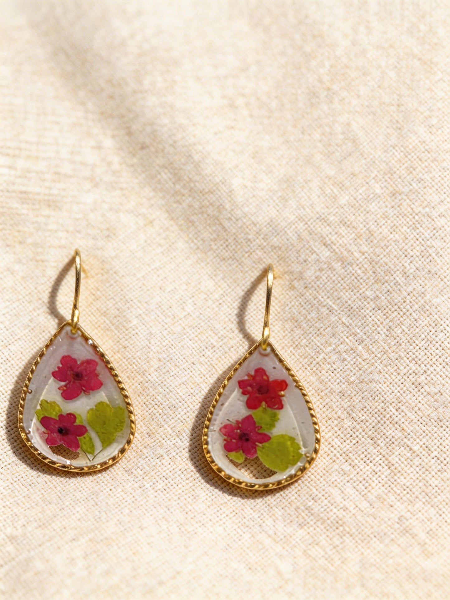 flowers earring drop