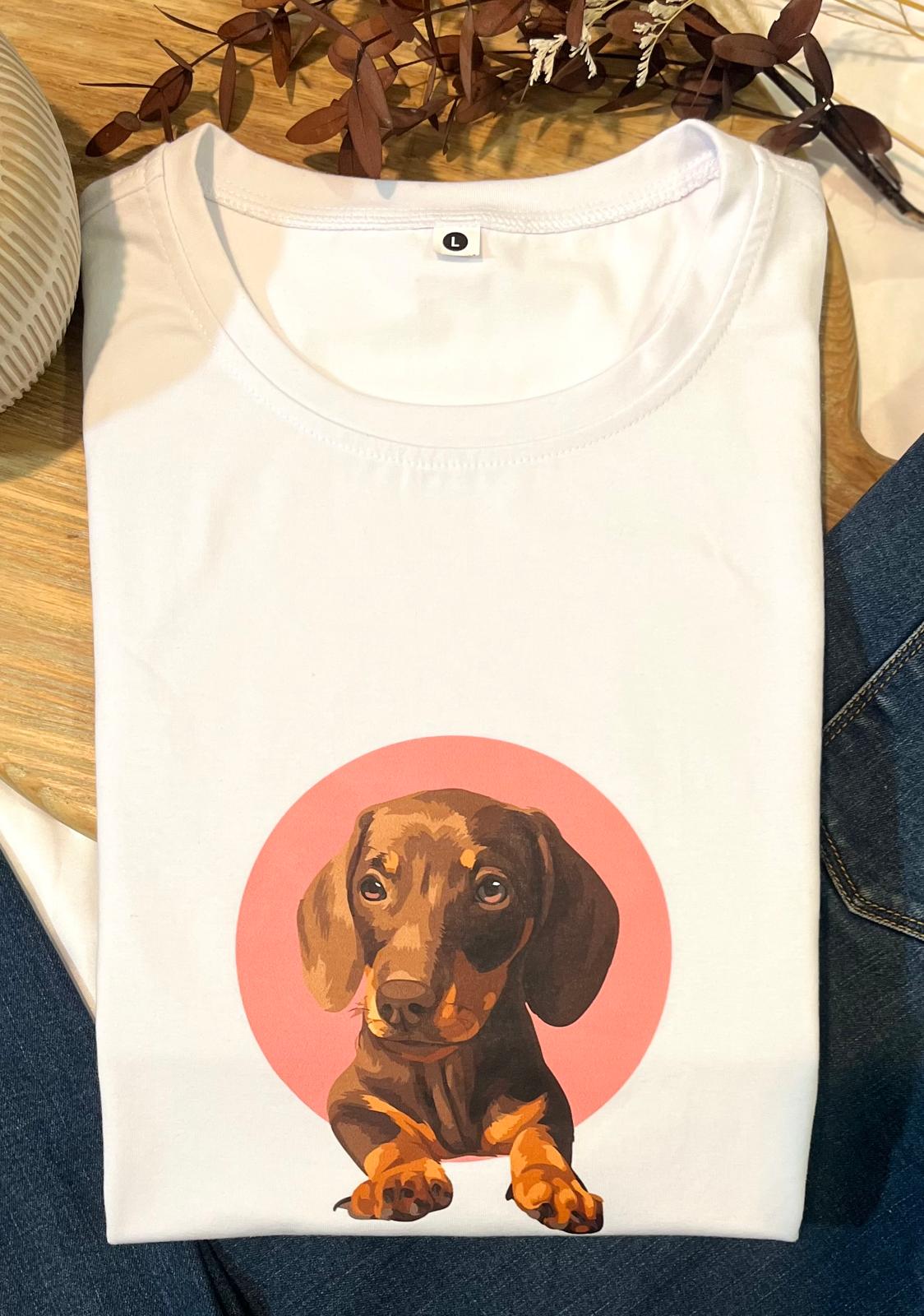 Woman t-shirt made of cotton small - Blossom
