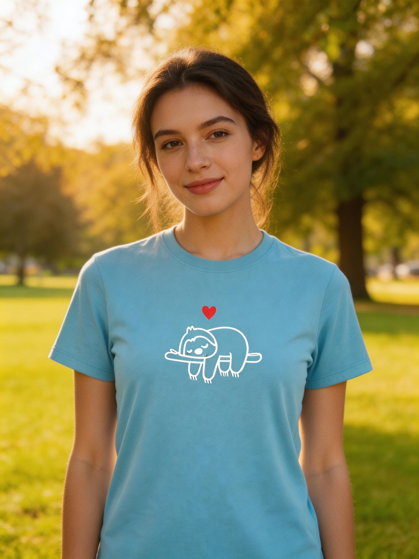 Medium Women “Sloth” T-Shirt – 100%  Cotton – Multiple Colors