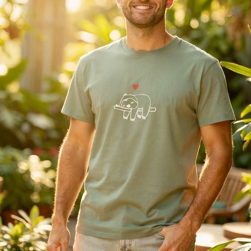 XL Unisex “Sloth” T-Shirt – 100% Premium Cotton – Multiple Colors