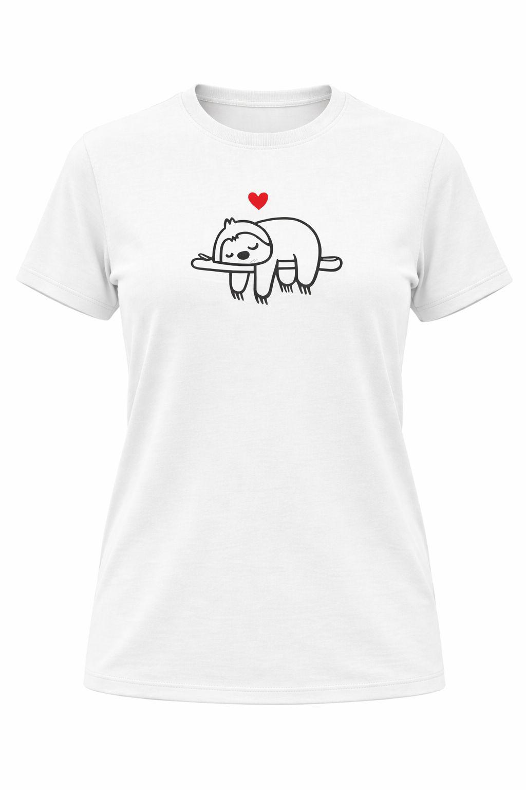 Small Women “Sloth” T-Shirt –small Women  T Shirt – 100% Premium Cotton – Multiple Colors 100% Cotton Multiple colors