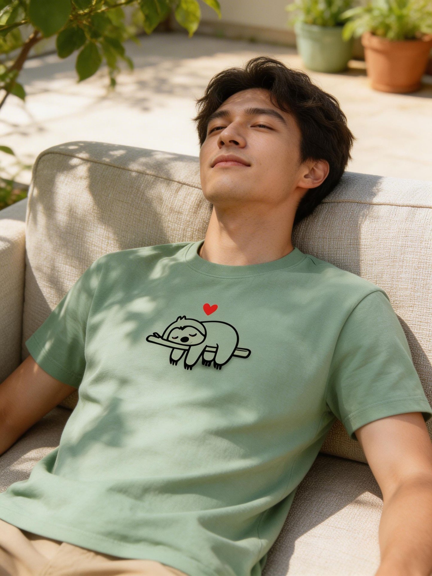 Small Unisex Sloth T-Shirt – 100% Premium Cotton – Multiple Colors