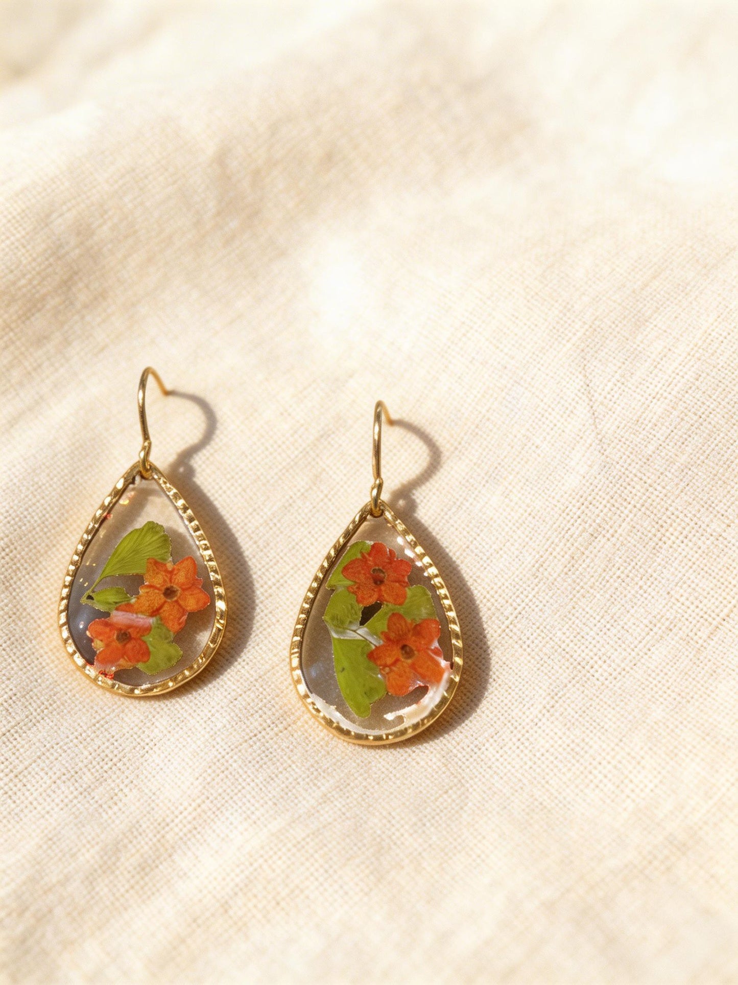 flowers earring drop