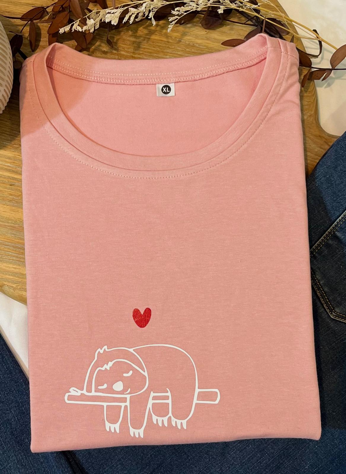 Medium Women “Sloth” T-Shirt – 100%  Cotton – Multiple Colors