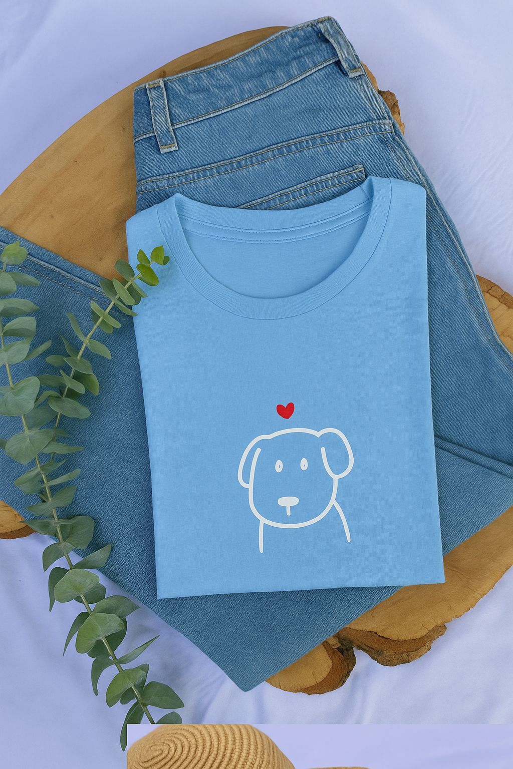 Small Women “Dog heartsmall Women  T Shirt – 100% Premium Cotton – Multiple Colors” T-Shirt – 100%  Cotton Multiple colors