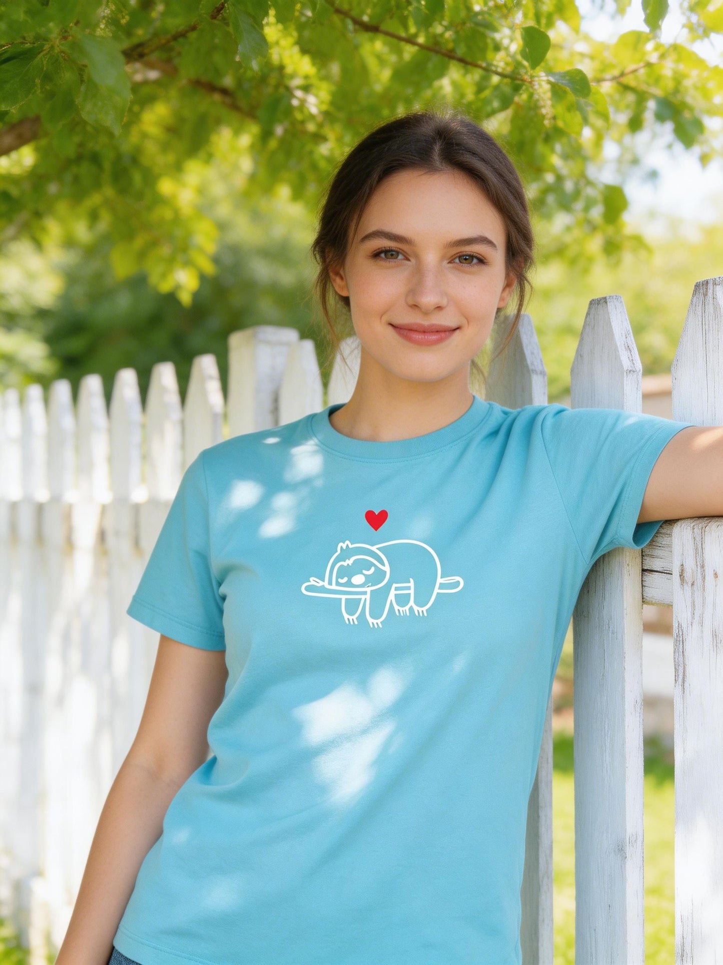 Small Women “Sloth” T-Shirt –small Women  T Shirt – 100% Premium Cotton – Multiple Colors 100% Cotton Multiple colors