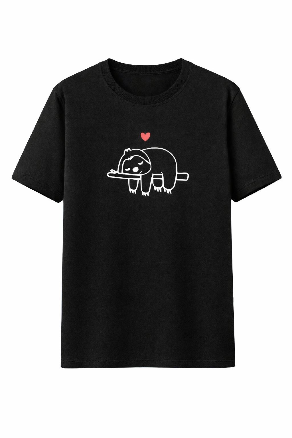 Small Unisex Sloth T-Shirt – 100% Premium Cotton – Multiple Colors