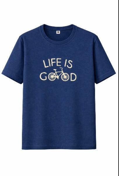 Small Unisex life is good T-Shirt – 100% Premium Cotton – Multiple Colors