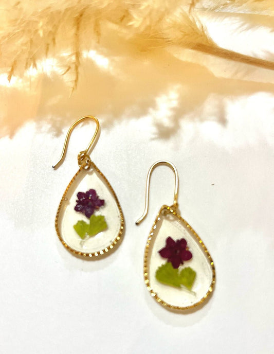 flowers earring drop - Blossom