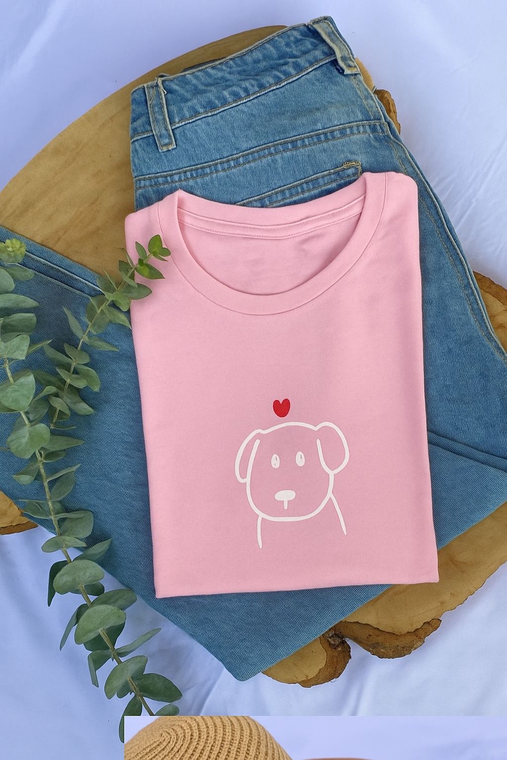 Small Women “Dog heartsmall Women  T Shirt – 100% Premium Cotton – Multiple Colors” T-Shirt – 100%  Cotton Multiple colors