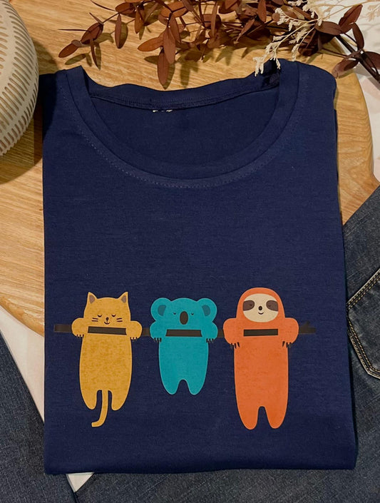 Woman t-shirt made of cotton medium - Blossom